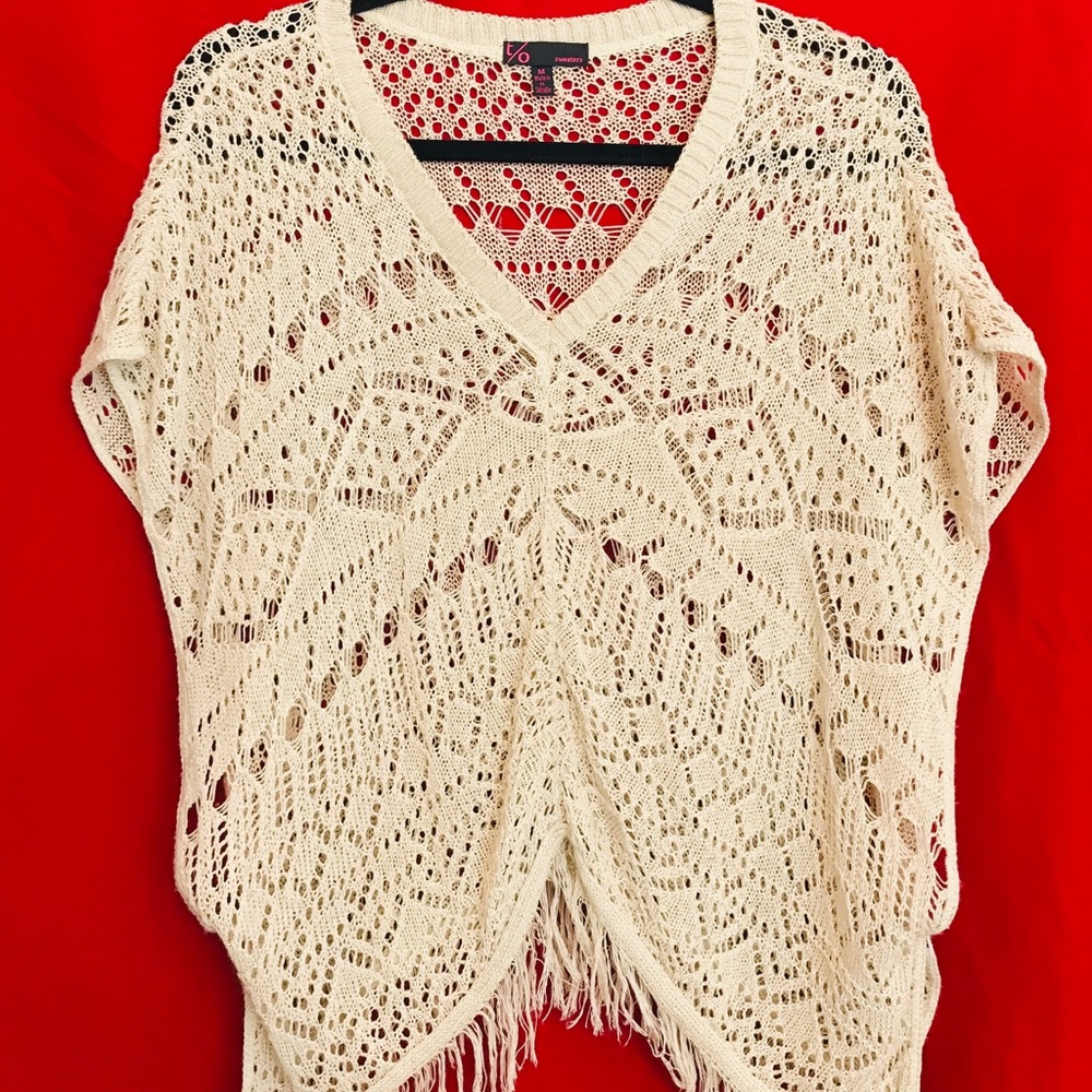 Crochet style tunic